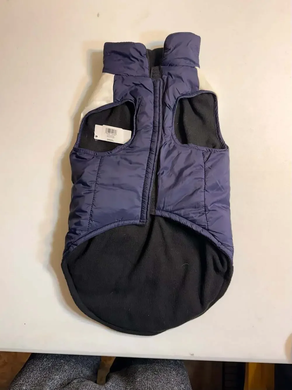 Little Earth Syracuse University Orange Pet Puffer Vest Navy Blue Large NEW